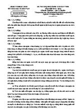 Đề thi học sinh giỏi cấp tỉnh Sinh học lớp 12 chuyên - Năm học 2015-2016 - Sở GD & ĐT Bắc Ninh